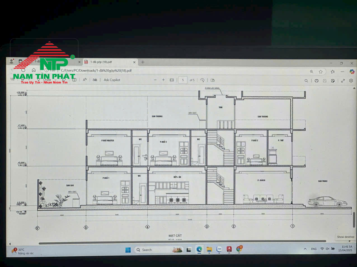 Lên bảng vẽ cho ngôi nhà